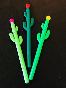 CANETA CACTUS EM GEL