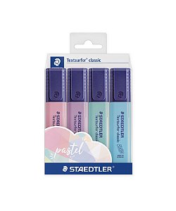MARCADOR TEXTSURFER 04 CORES LINHA PASTEL