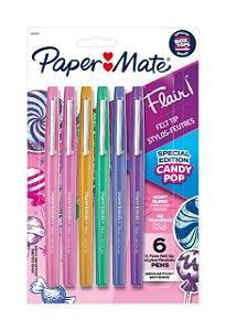 CANETA HIDROCOR CANDY POP 6 CORES -PAPER MATE