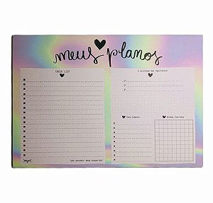 BLOCO PLANNER CHECK LIST MEUS PLANOS