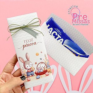 CAIXA PARA BARRA DE CHOCOLATE-PORTA CHOCOLATE DE PÁSCOA
