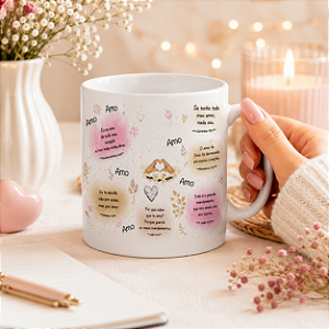 Caneca Personalizada Romântica