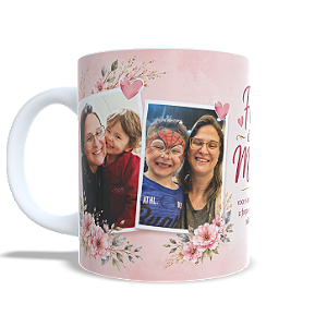 Caneca Personalizada com Foto 325ml | Presente Criativo dia das mães