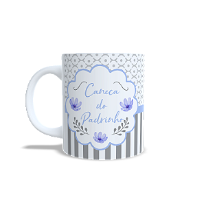Caneca Personalizada para Padrinho | Presente para Padrinhos com Nome | Cerâmica 325ml