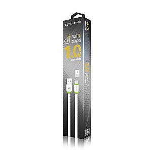 CABO DE DADOS LIGHTNING IPHONE 5/6/7/8 1M CB-110WH PLUSCABLE