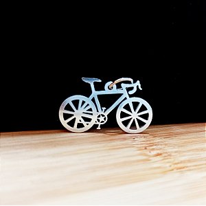 Pingente em Prata Bike Speed Estrela