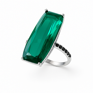 Anel Esmeralda Lumiére