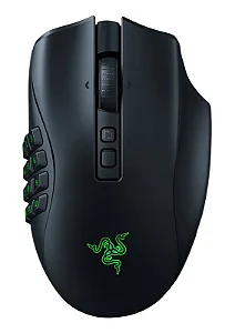 Mouse Gamer Razer Naga V2 Pro Wireless - 22 Botões Programáveis - RZ01-04400100, Sensor 30K, Bluetooth