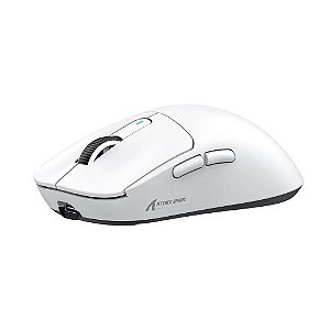Mouse Gamer sem Fio Attack Shark X3 Tri-Mode, 26.000 DPI, Sensor Óptico PAW3395, 6 Botões Programáveis - Branco