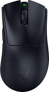 Mouse Gamer Razer Deathadder V4 Pro, 8.000 Hz, 45000 DPI, 5 Botões, 56g Ultraleve, 150hr De Bateria, Recarregável, Preto