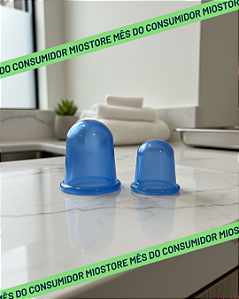 Ventosa Miofascial - Silicone (Kit com 4 Ventosas)