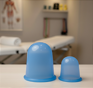 Ventosa Miofascial - Silicone (Kit com 4 Ventosas)