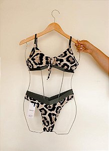 Biquini Laço Oncinha