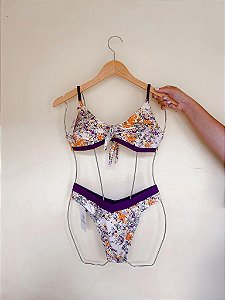 Biquini Laço Flores do Campo