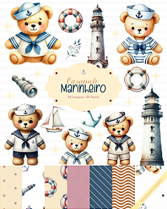 Kit Digital - Caramelo Marinheiro