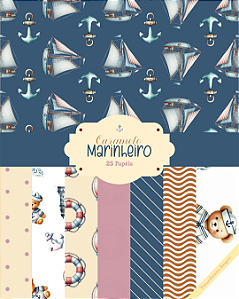 Papel Digital - Caramelo Marinheiro