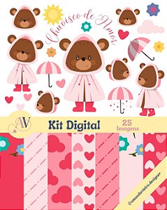 Kit Digital - Chuvisco de Amor Rosa