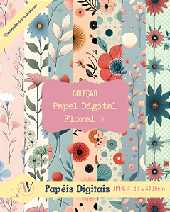 Papel Digital - Floral 2
