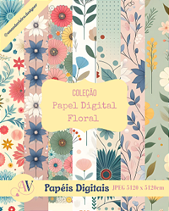 Papel Digital - Floral