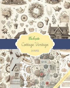 Papel Digital - Cottage Vintage