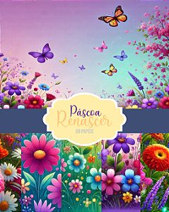 Papel Digital - Páscoa Renascer