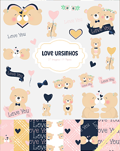 Love Ursinhos - Kit Digital