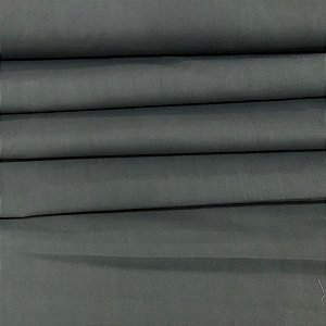 Tecido Tricoline Liso - Cinza - 1,50m de Largura
