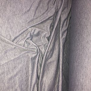 Malha PP Tubular - Cinza Mescla - 2,40m de Largura