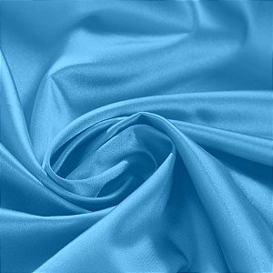 Cetim - Azul Turquesa - 1,50m De Largura