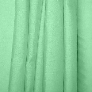 Tecido Tricoline Liso - Verde Bebê - 1,50m de Largura