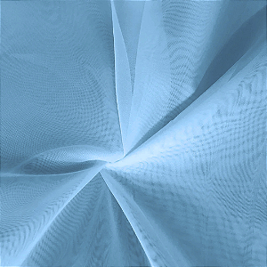 Tecido Voil Liso - Azul Claro - 3,00m de Largura