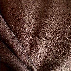 Tecido Suede Scuba - Marrom - 1,50m de Largura