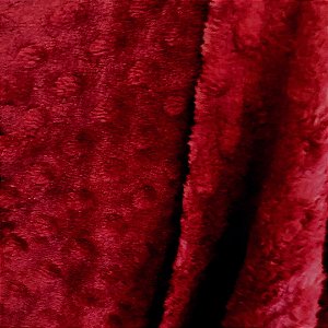 Tecido Bubble soft Bolha - Marsala - 1,50m de Largura