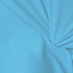 Crepe Salina - Azul Claro - 1,50m de Largura