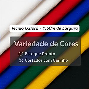 Kit 15m x 1,50m - Tecido Oxford - 1,50m de Largura