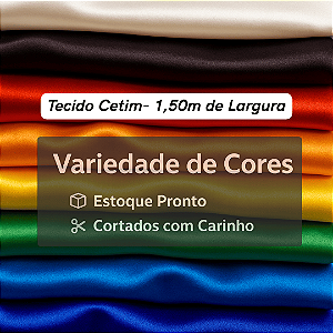 10m Cetim Charmeuse - 1,50m de Largura ( 10m x 1,50m )