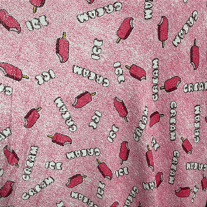 Tecido Atoalhado Estampado 100% Algodão - Picolé - 1,82m de Largura | Extra Largo e Super Absorvente