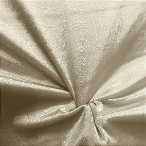 Tecido Veludo Cristal com Elastano - Champanhe - 1,50m de Largura | Brilho Intenso e Ajuste Perfeito