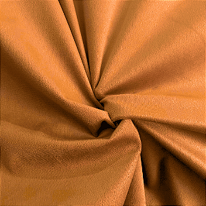 Tecido Suede Light - Caramelo - 1,42m de Largura | Toque de Camurça para Vestuário Moda e Decoração