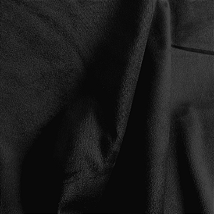 Tecido Suede Light - Preto - 1,42m de Largura | Toque de Camurça para Vestuário Moda e Decoração