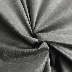 Tecido Suede Light - Cinza Escuro - 1,42m de Largura | Toque de Camurça para Vestuário Moda e Decoração