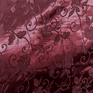 Jacquard Satin - Marsala - 1,50m de Largura | Brilho Discreto e Textura para Decoração