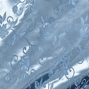 Jacquard Satin - Azul Bebê - 1,50m de Largura | Brilho Discreto e Textura para Decoração