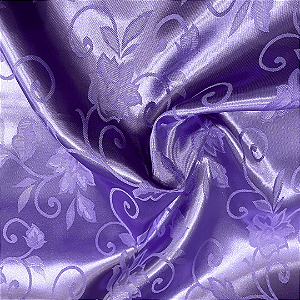 Jacquard Satin - Lilás - 1,50m de Largura | Brilho Discreto e Textura para Decoração