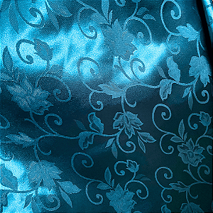 Jacquard Satin - Petróleo - 1,50m de Largura | Brilho Discreto e Textura para Decoração