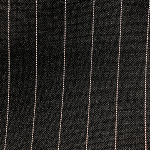 Oxford Risca de Giz - Preto Listra Bege - 1,47m de Largura