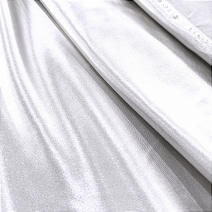 Tecido Malha Prada - Branco - 1,50m de Largura - 95% Poliéster 5% Elastano - Moda Festa e Fitness