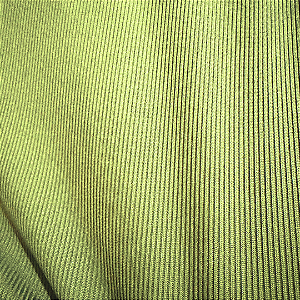Malha Canelada - Verde Pistache - 1,50m de Largura