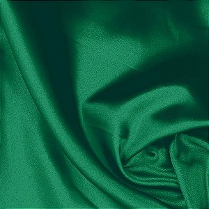 Cetim Com Elastano - Verde Esmeralda - 1,50m de Largura