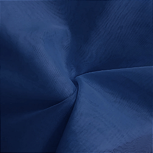 Tecido Voil Liso - Azul Marinho - 3,00m de Largura